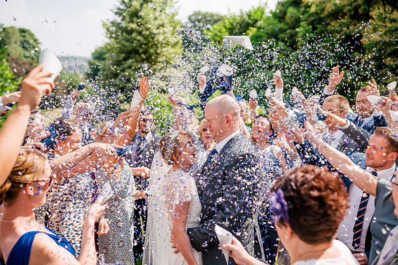 Shropshire Petals natural petal confetti Customer Photo Photo credit www.stottandatkinson.com 03