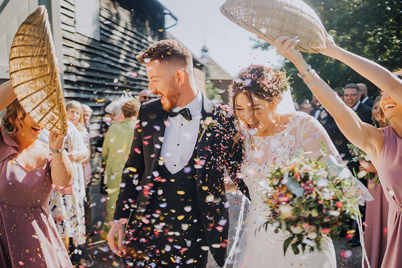 Shropshire Petals natural petal confetti Customer Photos Lucy Cooper contact at claracooperphotography.com