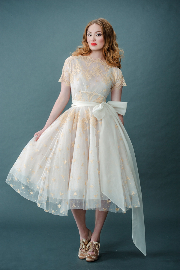 Femmes Fatale and French Fancies ~ Tinted Lace and Tea Length Wedding Dresses by Joanne Fleming Design 5 6a0120a65f64b9970c01901c7c5407970b pi