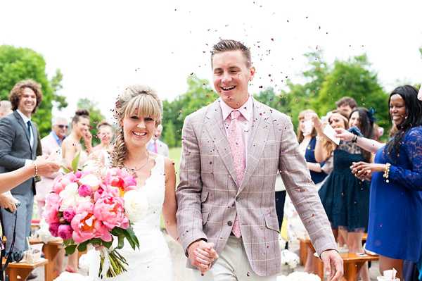 A Cymbeline Gown And Coral Pink Peonies For A DIY, Modern Vintage Wedding in France 10 6a0120a65f64b9970c019affc1e69a970d pi