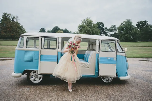 An Original 1950s Vintage Gold Wedding Dress For A Fun And Colourful Italian Inspired Wedding