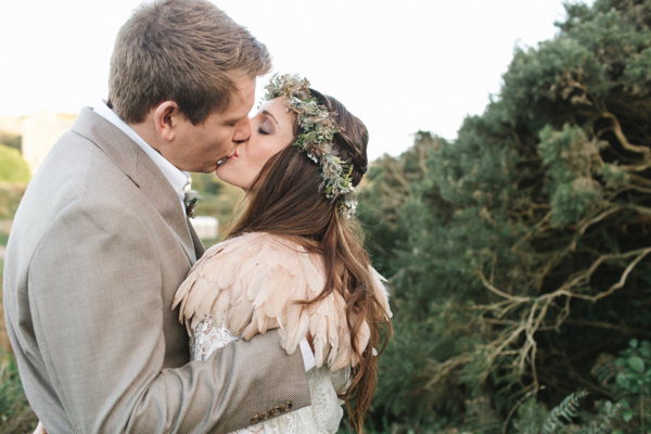 A Beautiful Bohemian Style Elopement in Cornwall