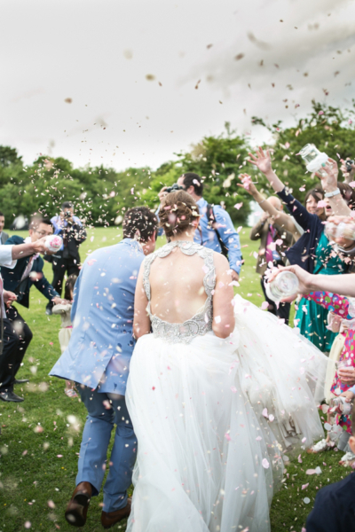 Blaire by Jenny Packham for a Glamour Meets Tipis and Bunting Style Celebration
