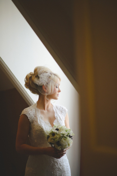 A Maggie Sottero Lace Gown for a Romantic Wedding in York