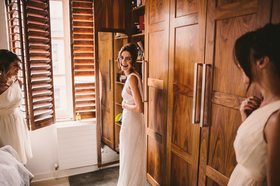 halfpenny london, halfpenny bride, halfpenny wedding dress, hampton court house, barney walters photography