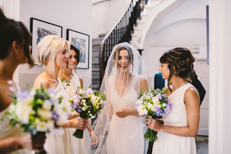 halfpenny london, halfpenny bride, halfpenny wedding dress, hampton court house, barney walters photography