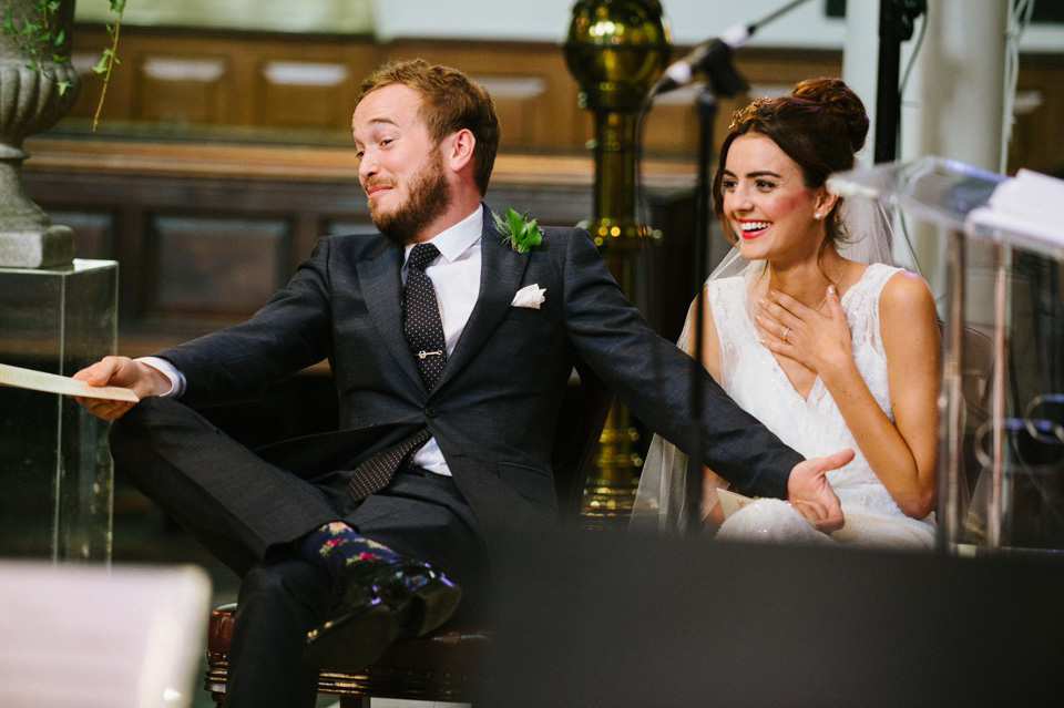 halfpenny london, halfpenny bride, halfpenny wedding dress, hampton court house, barney walters photography