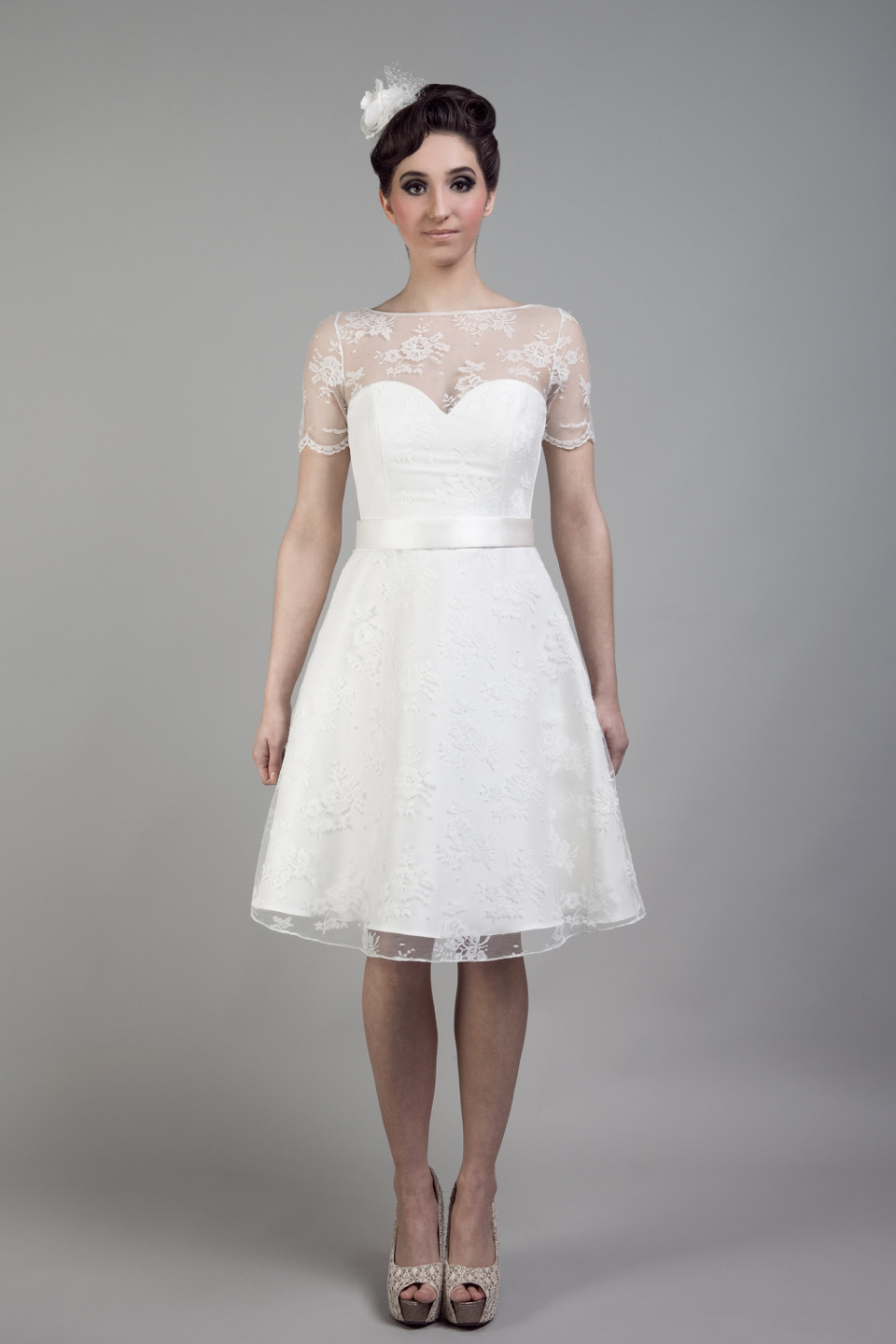 tobi hannah, short wedding dresses