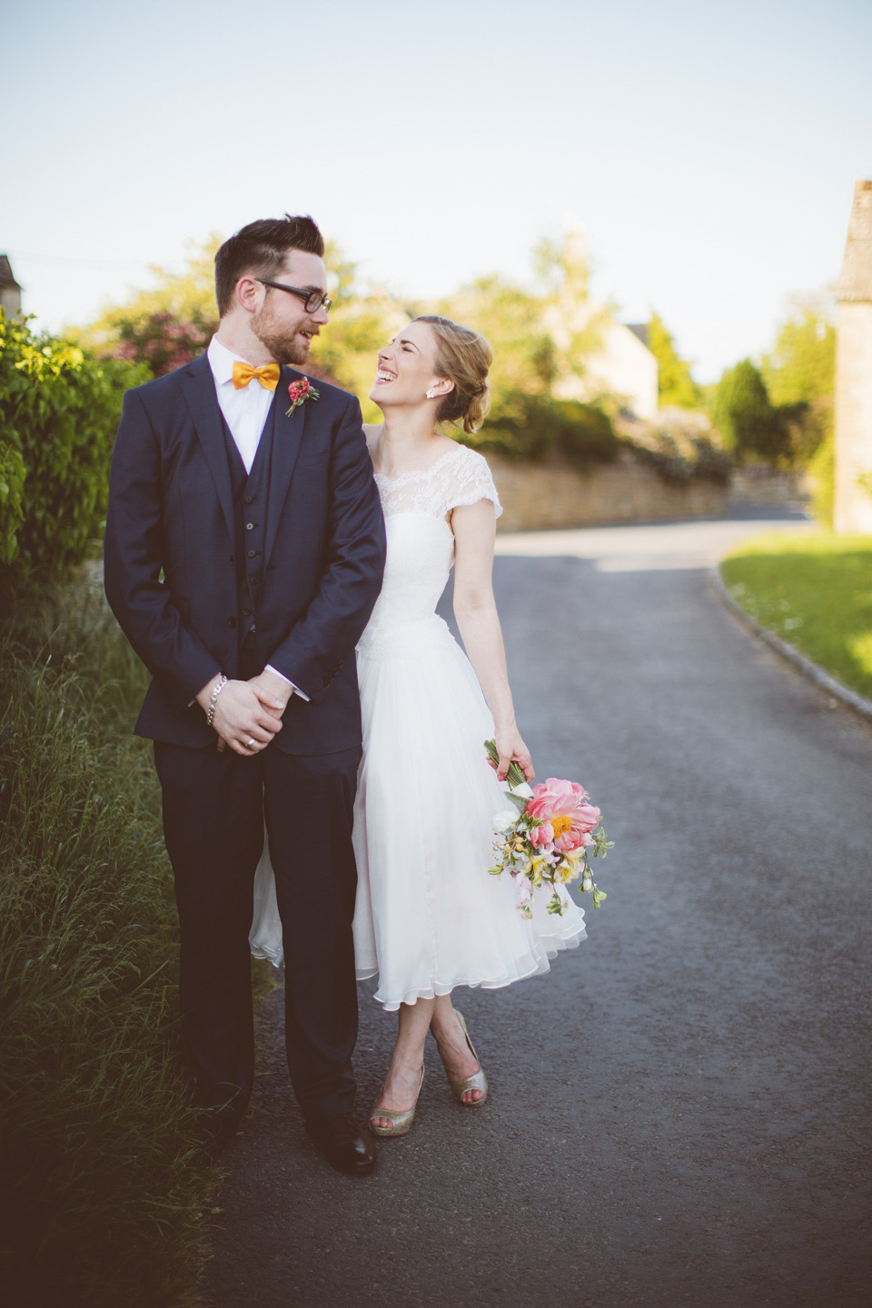 naomi neoh, colourful wedding, paper cranes