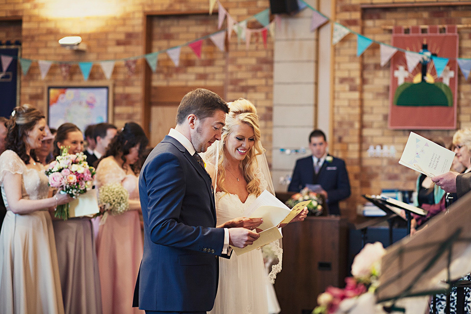 A bride wearing a Watters gown for a vintage travel inspired wedding. Photography by Libby Christensen libby christensen, watters wedding dress, vintage travel wedding