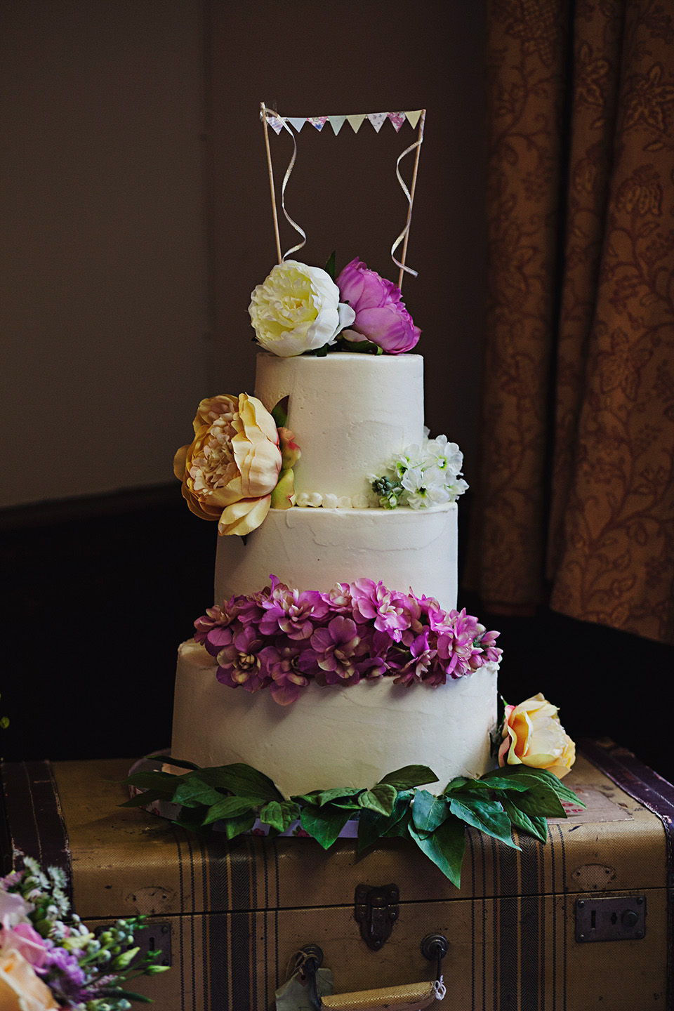 A bride wearing a Watters gown for a vintage travel inspired wedding. Photography by Libby Christensen libby christensen, watters wedding dress, vintage travel wedding