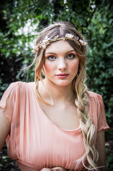 Clara Francis Beaded Bridal Headpieces + Bohemian Style Wedding Dresses from Belle & Bunty