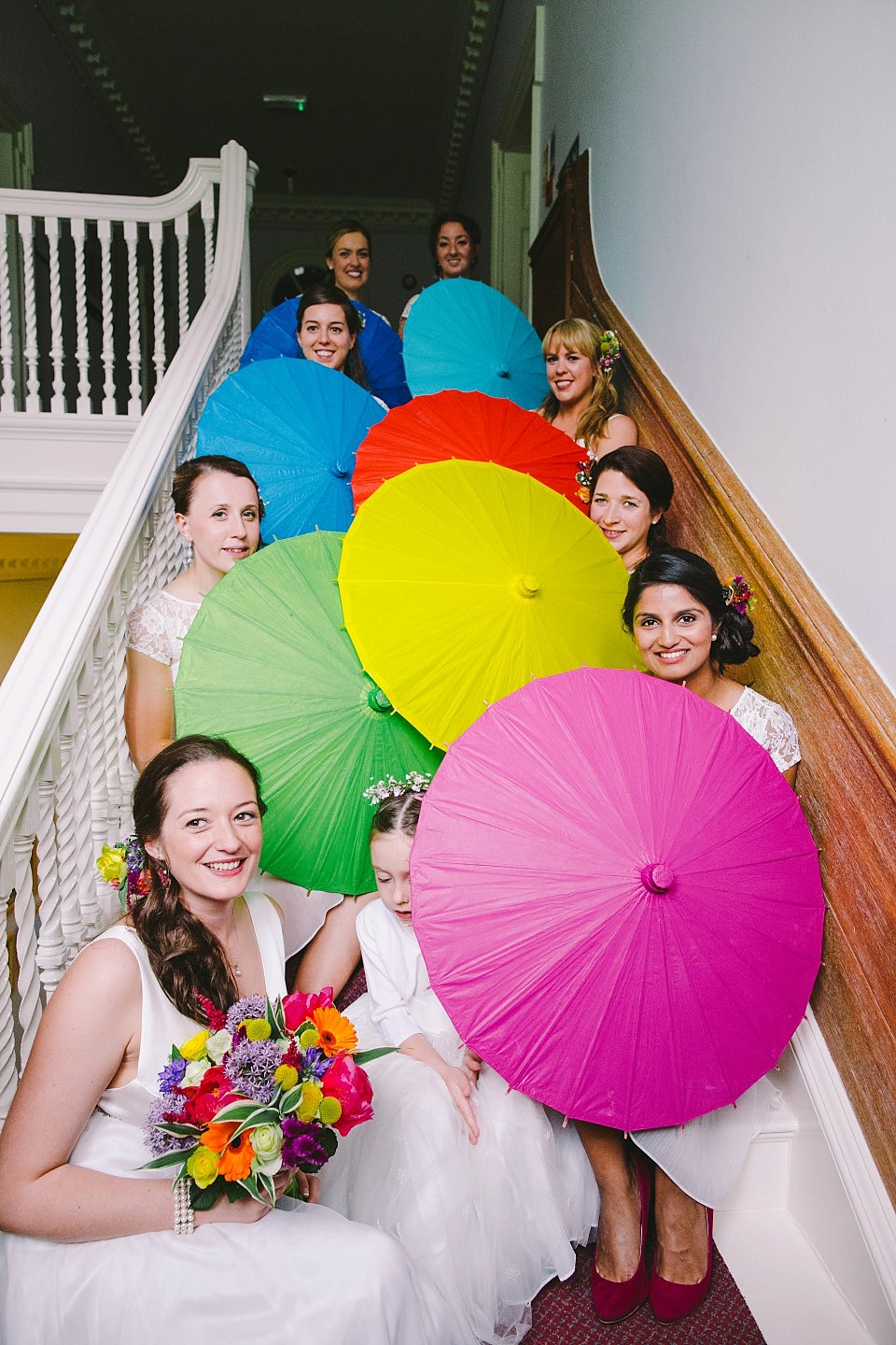 040 Colouful rainbow wedding PNM Photography