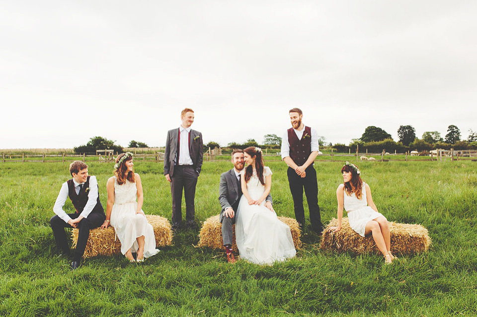 farm wedding, north yorkshire weddings, grace loves lace, the twins wedding photography