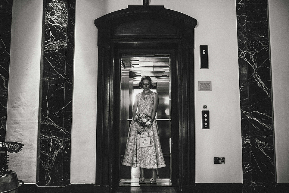 miki photography, elizabeth avey, vintage wedding dress, 1950s vintage, stoke newington town hall weddings, the pheasant pub wedding reception