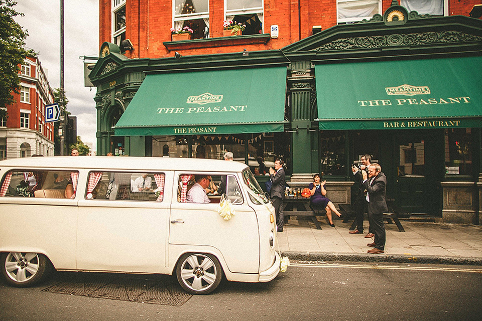 miki photography, elizabeth avey, vintage wedding dress, 1950s vintage, stoke newington town hall weddings, the pheasant pub wedding reception