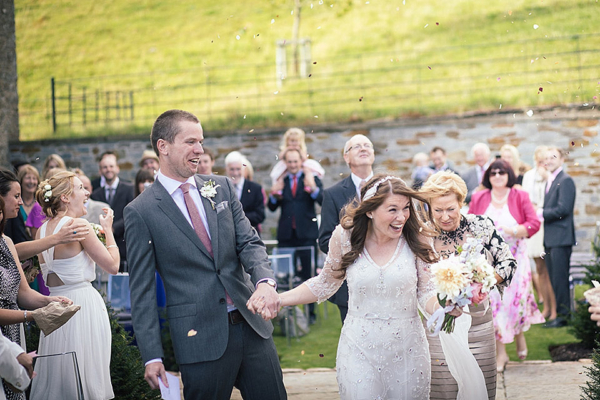 Jenny Packham Glamour for A Laid Back and Relaxed Devon Wedding