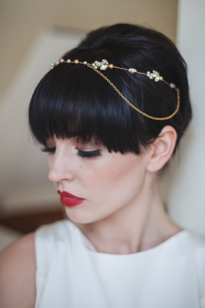 Art Nouveau Bride: Delicate Gold and Intricately Embellished Wedding Accessories