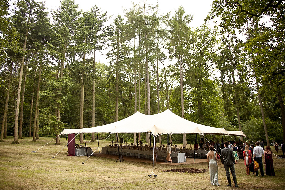 wpid294435 outdoor woodland disco glitterball wedding 24