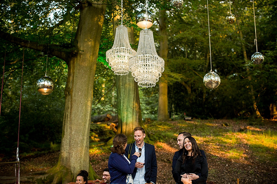 wpid294489 outdoor woodland disco glitterball wedding 49