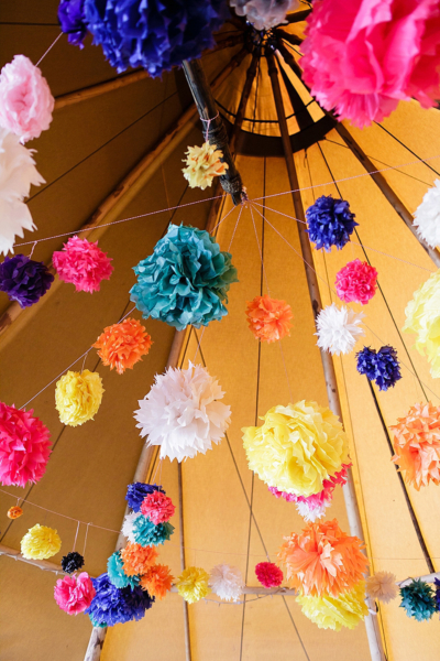 Homegrown Flowers And Royal Navy No.1’s for a Handmade Summer Teepee Wedding