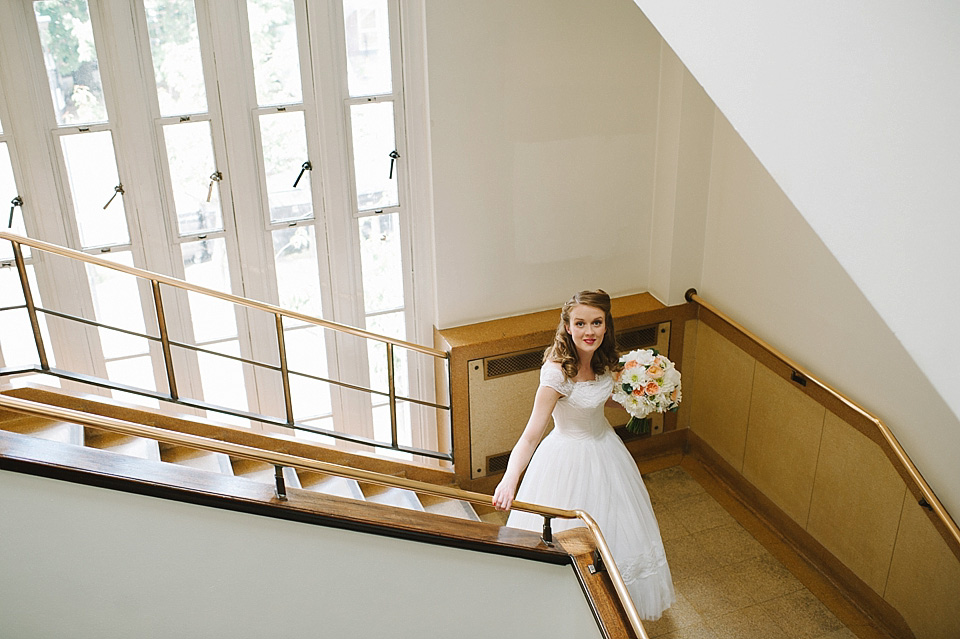 wpid303266 016 Emma Domb via Elizabeth Avey 1950s original vintage wedding dress - An Original 1950's Emma Domb Wedding Dress for a Sweet and Intimate London Wedding wpid303266 016 Emma Domb via Elizabeth Avey 1950s original vintage wedding dress