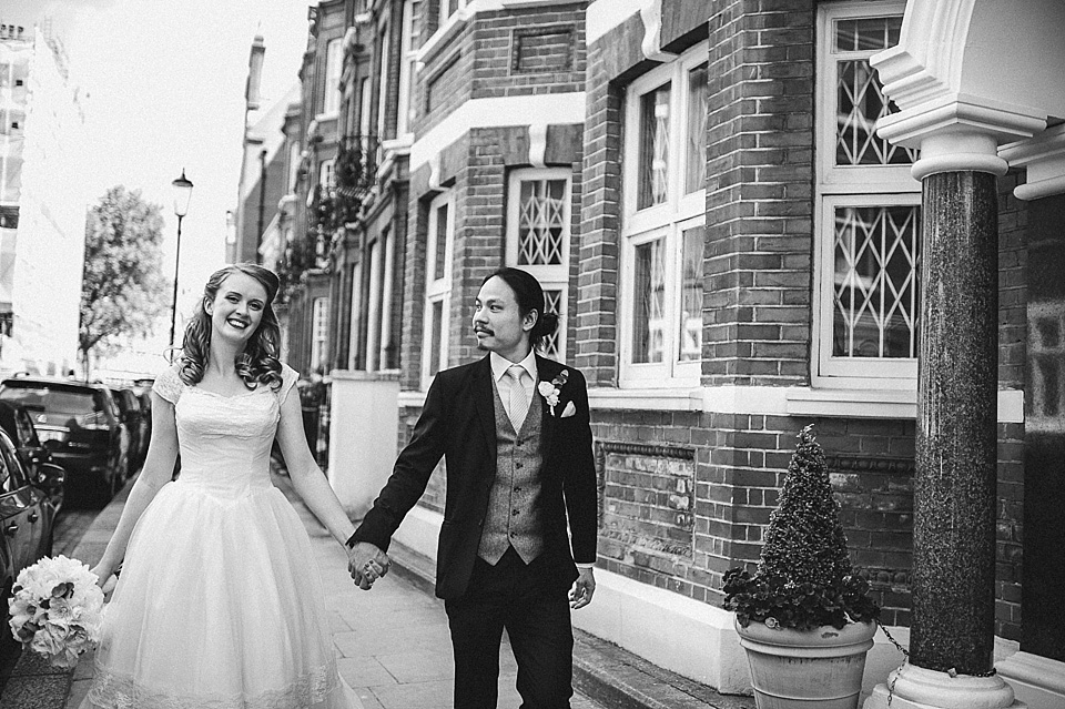 wpid303310 037 Emma Domb via Elizabeth Avey 1950s original vintage wedding dress - An Original 1950's Emma Domb Wedding Dress for a Sweet and Intimate London Wedding wpid303310 037 Emma Domb via Elizabeth Avey 1950s original vintage wedding dress
