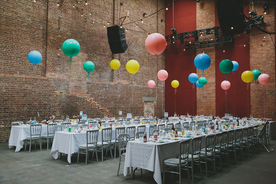 Bride Alex wears Lusan Mandongus for her London wedding held at the Village Underground in Shoreditch. Photography by McKInley Rodgers. village underground, shoreditch, lusan mandongus, mckinley rodgers