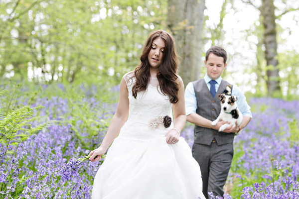 Paloma Blanca Elegance for a Relaxed, Northumberland Wedding with DIY Rustic Touches