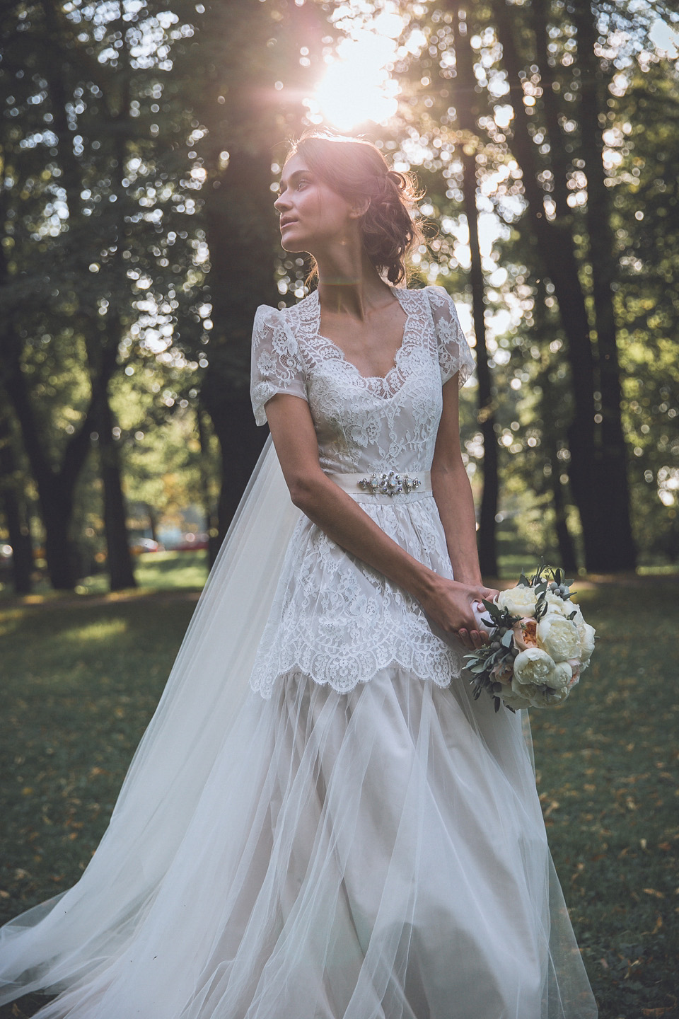 pale blue wedding dress, katya shehurina, rhapsody in blue