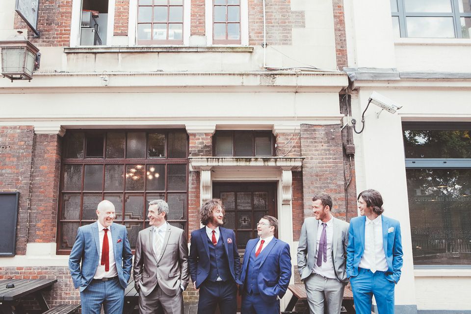 rue de seine, 70s wedding, boho bride, bohemian wedding, london pub wedding, philippa james photography, minna veil