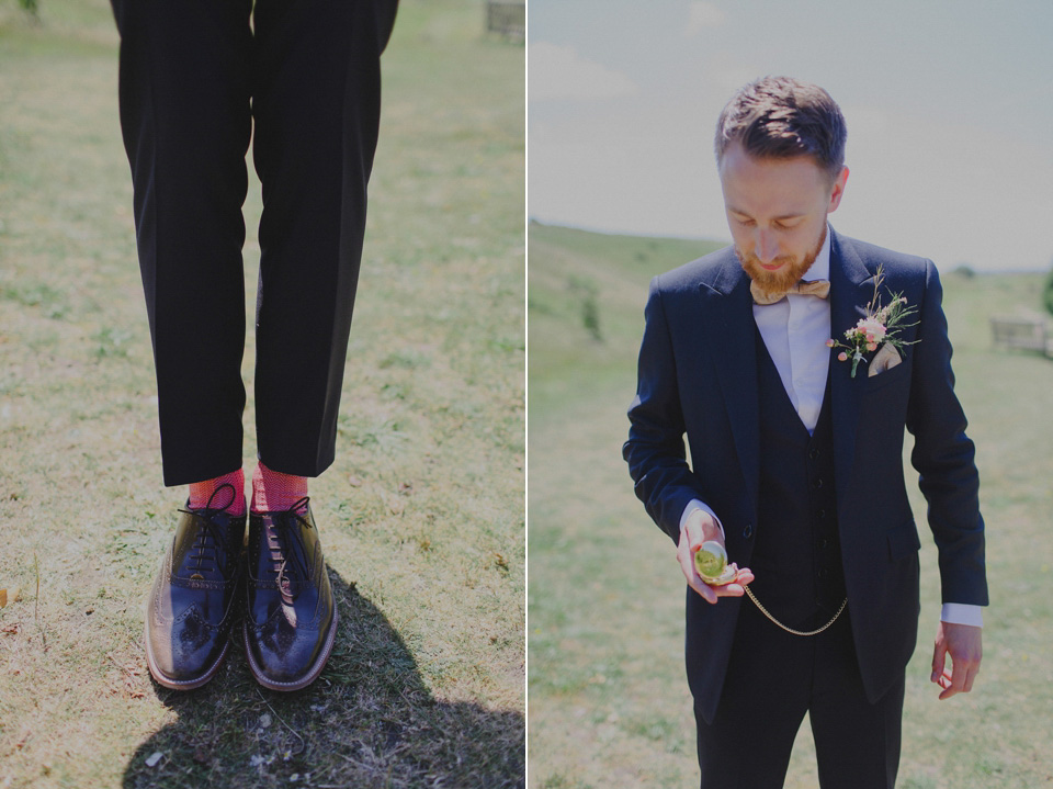 Bride Claire married her beau Olly at Porthilly Farm, Daymer Bay in Rock, Cornwall. Photography by Jess Petrie. jess petrie photography, cornwall wedding, padstow wedding, pale blue wedding, gold wedding, beach wedding, seaside wedding