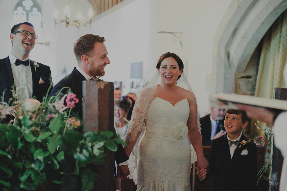 Bride Claire married her beau Olly at Porthilly Farm, Daymer Bay in Rock, Cornwall. Photography by Jess Petrie. jess petrie photography, cornwall wedding, padstow wedding, pale blue wedding, gold wedding, beach wedding, seaside wedding