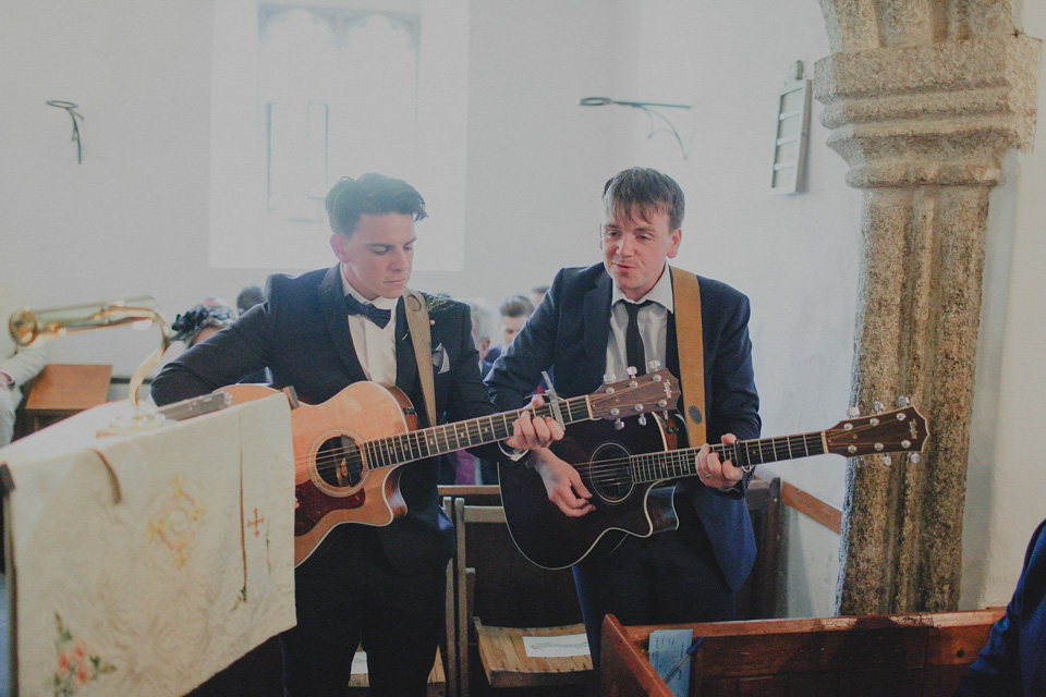 Bride Claire married her beau Olly at Porthilly Farm, Daymer Bay in Rock, Cornwall. Photography by Jess Petrie. jess petrie photography, cornwall wedding, padstow wedding, pale blue wedding, gold wedding, beach wedding, seaside wedding