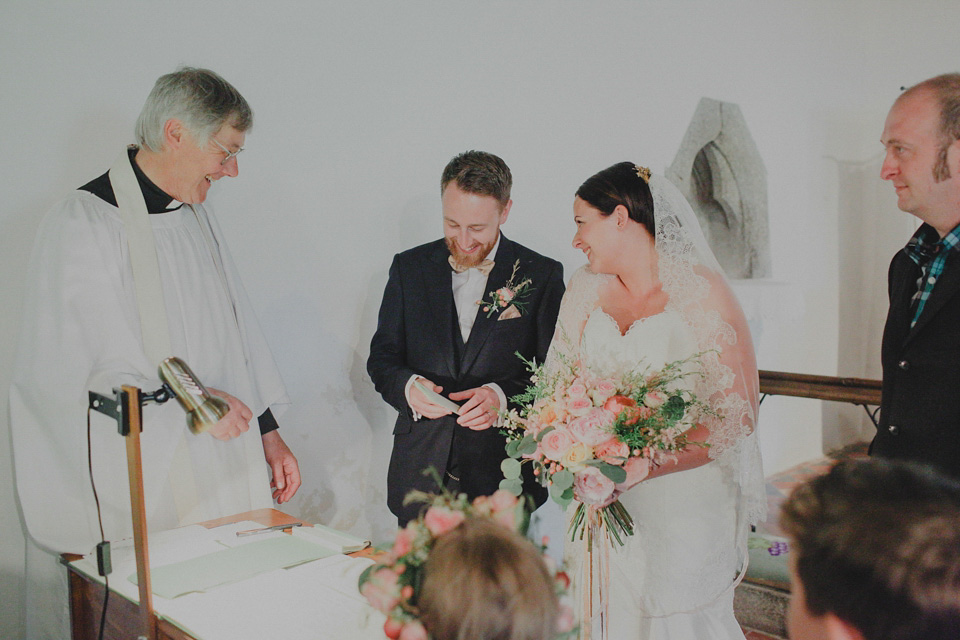 Bride Claire married her beau Olly at Porthilly Farm, Daymer Bay in Rock, Cornwall. Photography by Jess Petrie. jess petrie photography, cornwall wedding, padstow wedding, pale blue wedding, gold wedding, beach wedding, seaside wedding