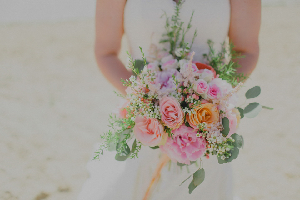 Bride Claire married her beau Olly at Porthilly Farm, Daymer Bay in Rock, Cornwall. Photography by Jess Petrie. jess petrie photography, cornwall wedding, padstow wedding, pale blue wedding, gold wedding, beach wedding, seaside wedding
