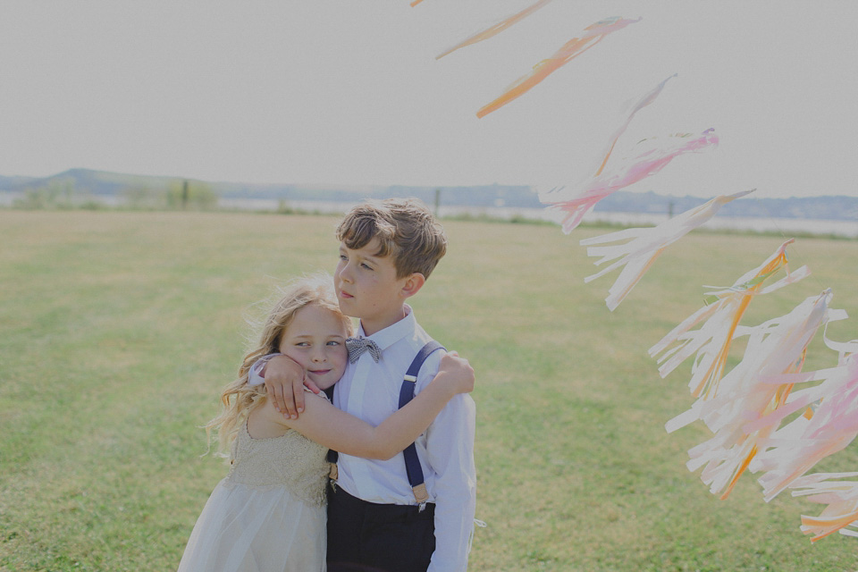 Bride Claire married her beau Olly at Porthilly Farm, Daymer Bay in Rock, Cornwall. Photography by Jess Petrie. jess petrie photography, cornwall wedding, padstow wedding, pale blue wedding, gold wedding, beach wedding, seaside wedding