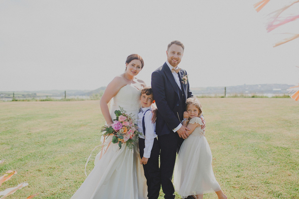 Bride Claire married her beau Olly at Porthilly Farm, Daymer Bay in Rock, Cornwall. Photography by Jess Petrie. jess petrie photography, cornwall wedding, padstow wedding, pale blue wedding, gold wedding, beach wedding, seaside wedding