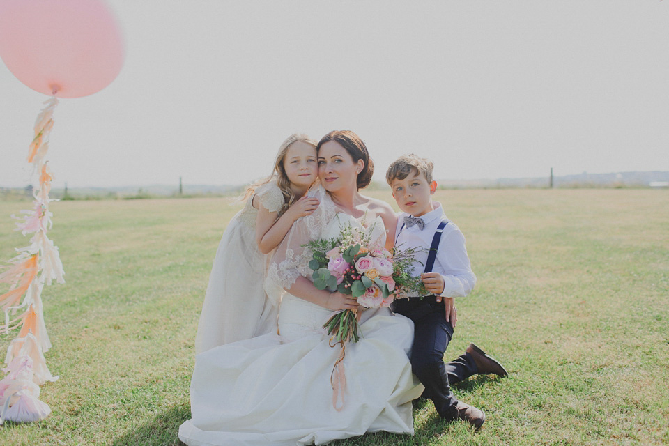 Bride Claire married her beau Olly at Porthilly Farm, Daymer Bay in Rock, Cornwall. Photography by Jess Petrie. jess petrie photography, cornwall wedding, padstow wedding, pale blue wedding, gold wedding, beach wedding, seaside wedding