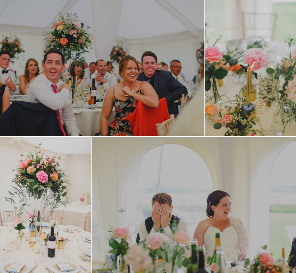 Bride Claire married her beau Olly at Porthilly Farm, Daymer Bay in Rock, Cornwall. Photography by Jess Petrie. jess petrie photography, cornwall wedding, padstow wedding, pale blue wedding, gold wedding, beach wedding, seaside wedding