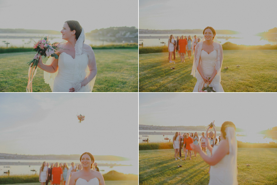 Bride Claire married her beau Olly at Porthilly Farm, Daymer Bay in Rock, Cornwall. Photography by Jess Petrie. jess petrie photography, cornwall wedding, padstow wedding, pale blue wedding, gold wedding, beach wedding, seaside wedding