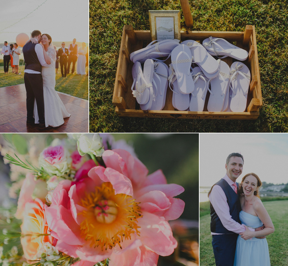 Bride Claire married her beau Olly at Porthilly Farm, Daymer Bay in Rock, Cornwall. Photography by Jess Petrie. jess petrie photography, cornwall wedding, padstow wedding, pale blue wedding, gold wedding, beach wedding, seaside wedding