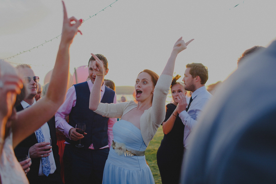 Bride Claire married her beau Olly at Porthilly Farm, Daymer Bay in Rock, Cornwall. Photography by Jess Petrie. jess petrie photography, cornwall wedding, padstow wedding, pale blue wedding, gold wedding, beach wedding, seaside wedding