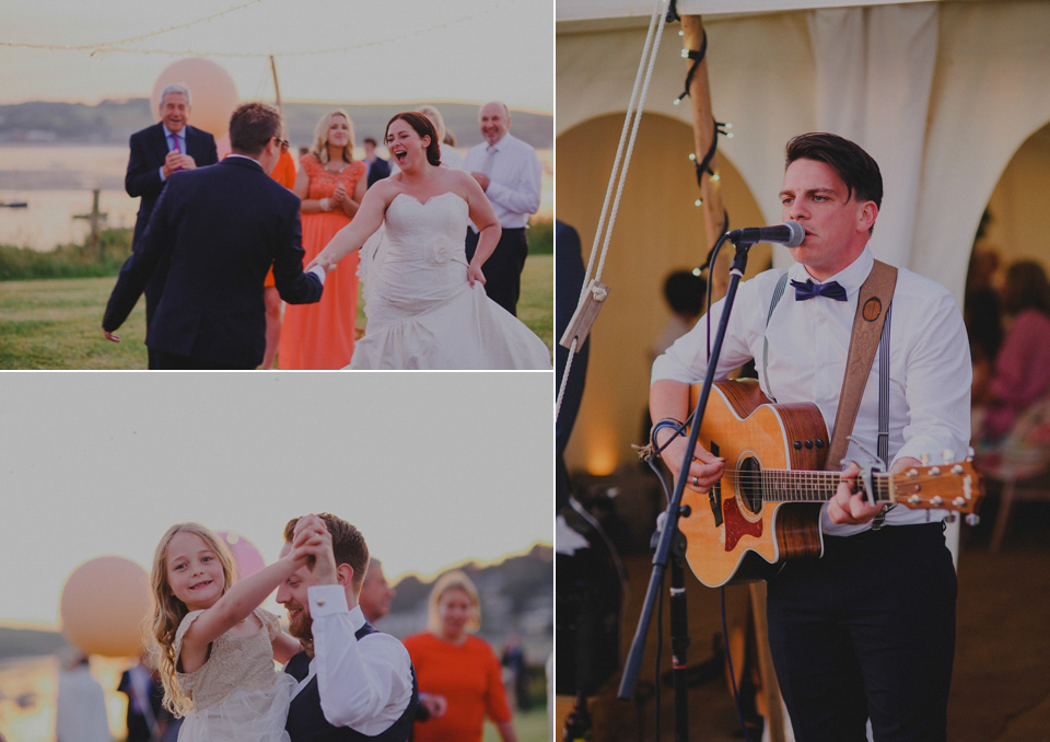Bride Claire married her beau Olly at Porthilly Farm, Daymer Bay in Rock, Cornwall. Photography by Jess Petrie. jess petrie photography, cornwall wedding, padstow wedding, pale blue wedding, gold wedding, beach wedding, seaside wedding