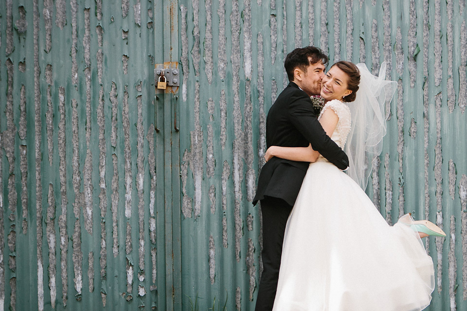 peach and jo, farm wedding, festival wedding