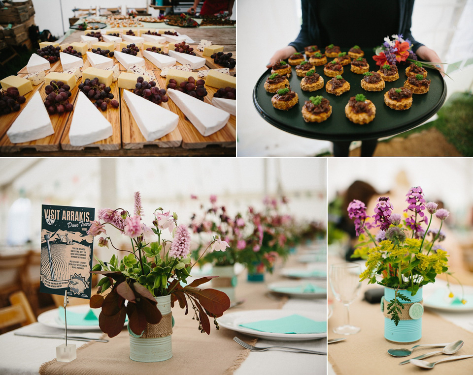 peach and jo, farm wedding, festival wedding