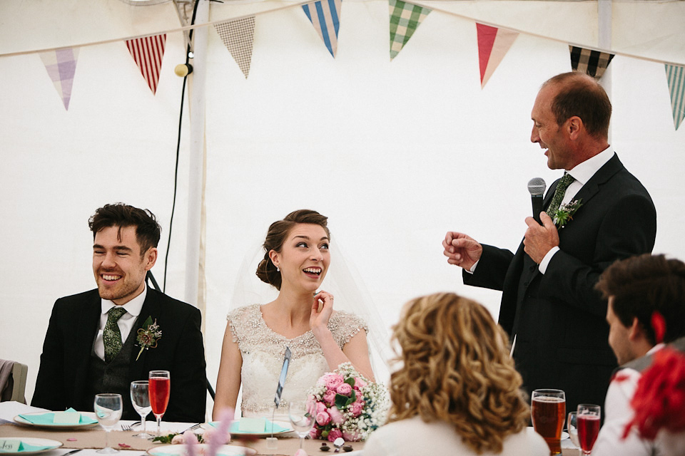 peach and jo, farm wedding, festival wedding