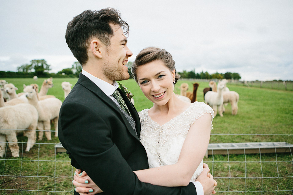 peach and jo, farm wedding, festival wedding