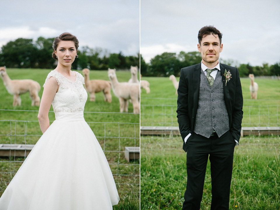 peach and jo, farm wedding, festival wedding