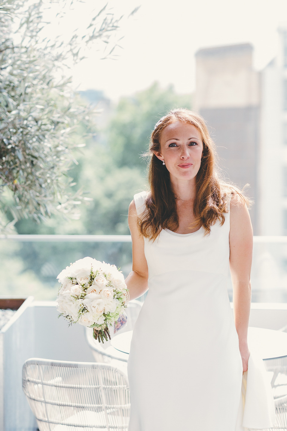 ritva westenius, london rooftop wedding, smiths hotel weddings, slinky wedding dress